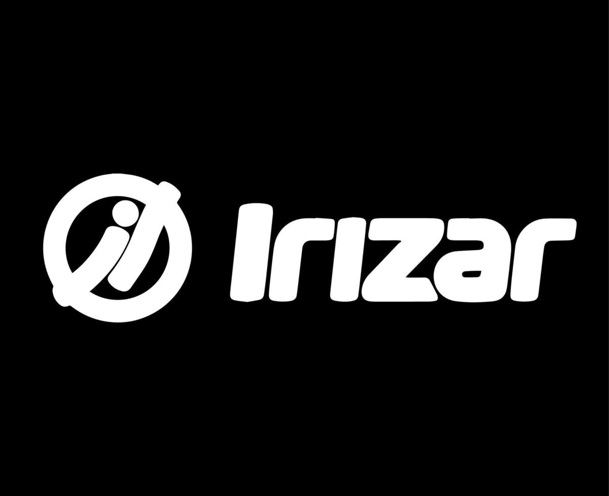 Irizar logo marca símbolo con nombre blanco diseño Español coche automóvil vector ilustración con negro antecedentes