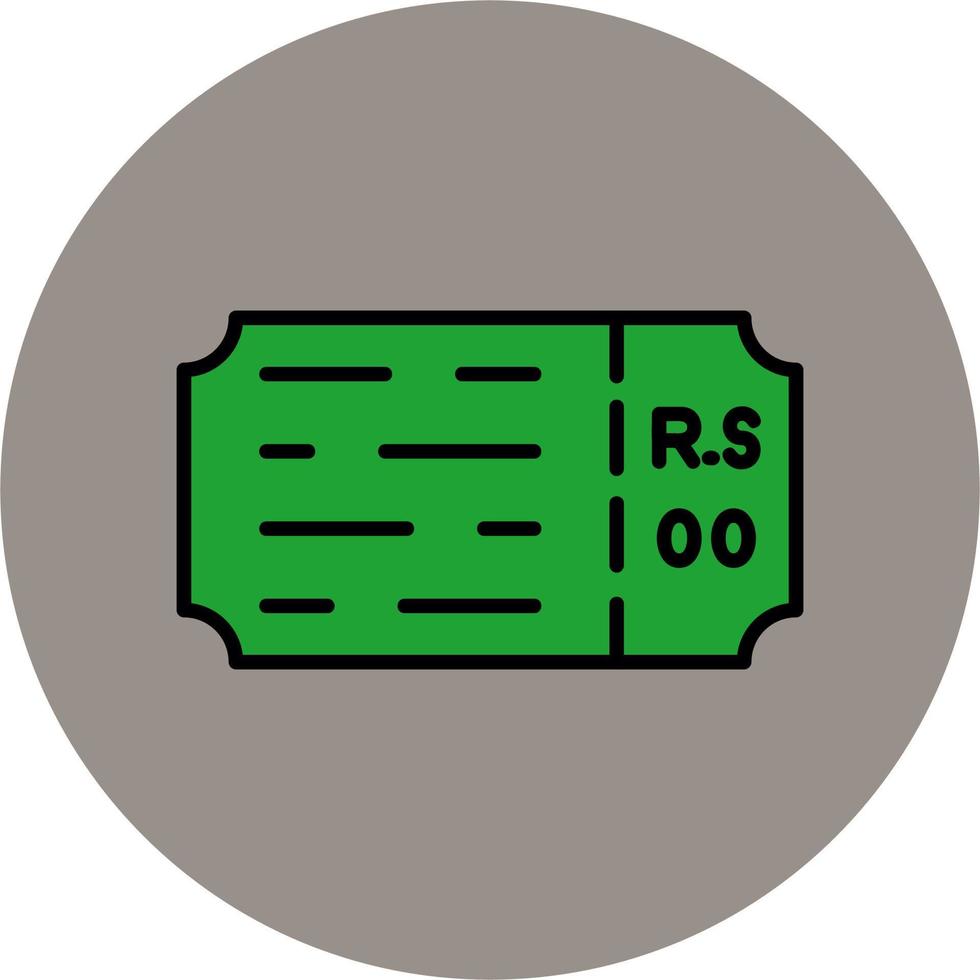 Ticket Vector Icon