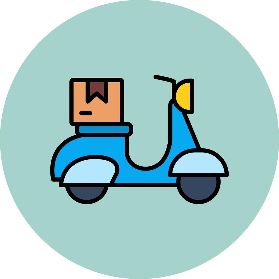 Moped Vector Icon