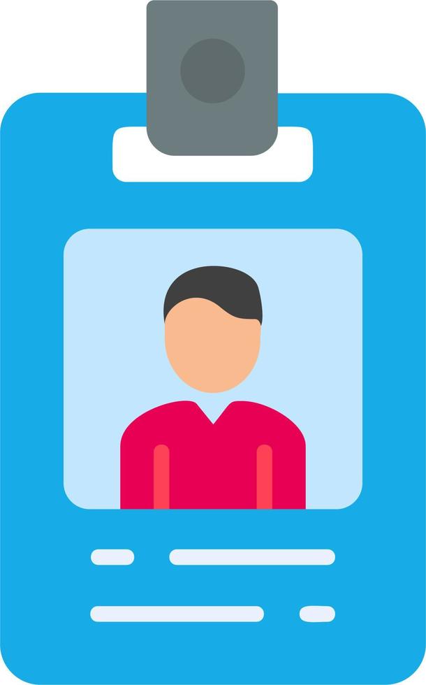 Name Tag Vector Icon