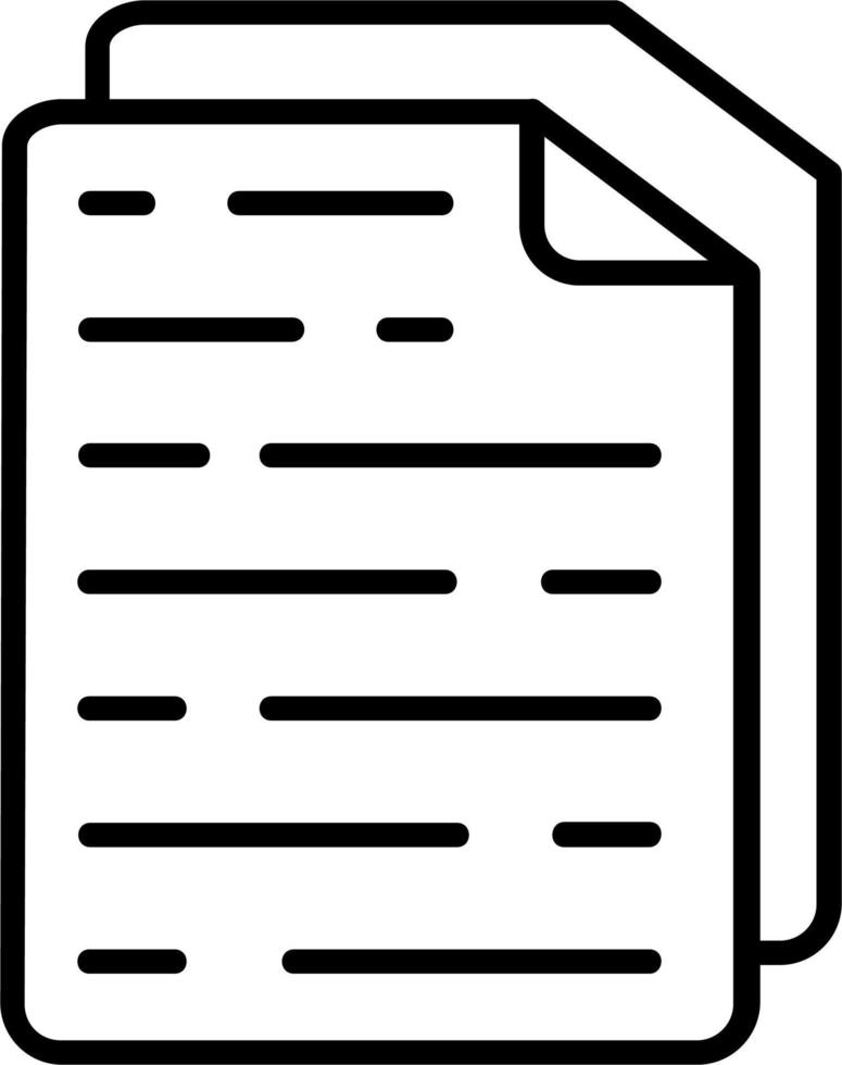 Document Vector Icon