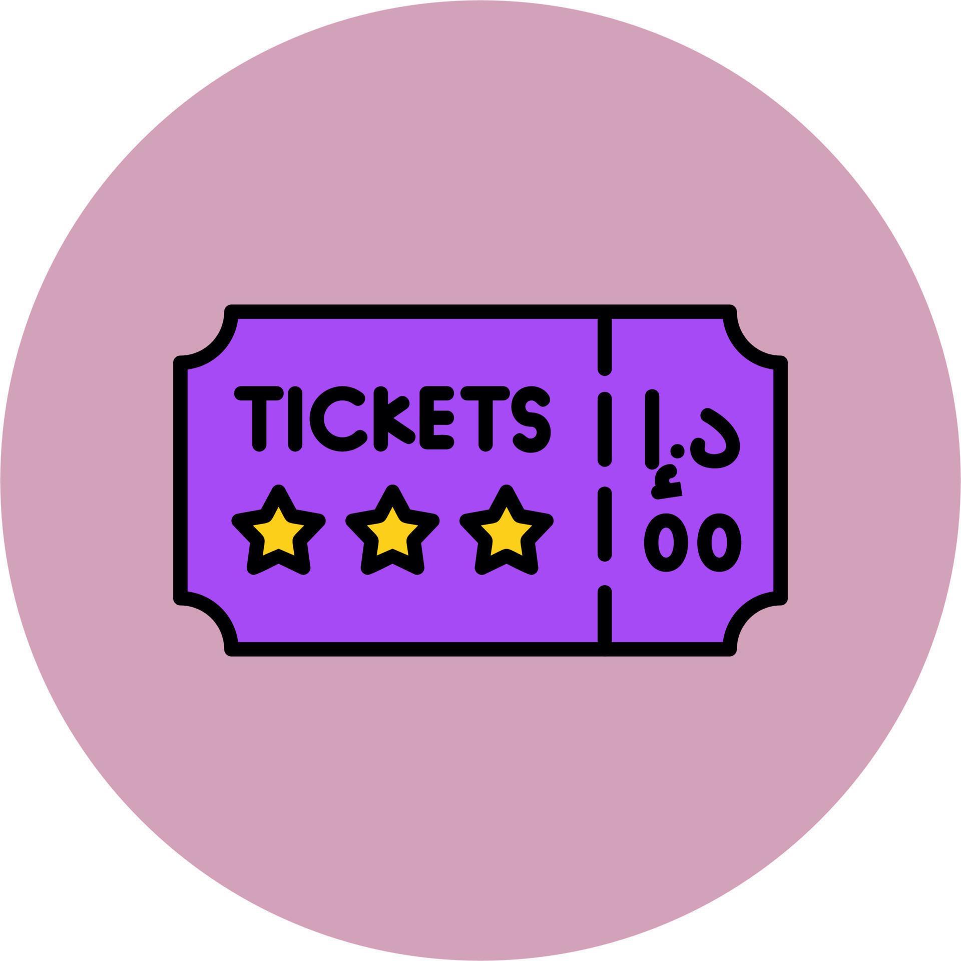 Concert Ticket Vector Icon 20503516 Vector Art at Vecteezy