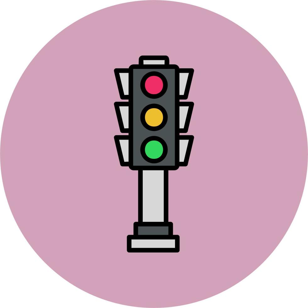 Traffic Light Vector Icon