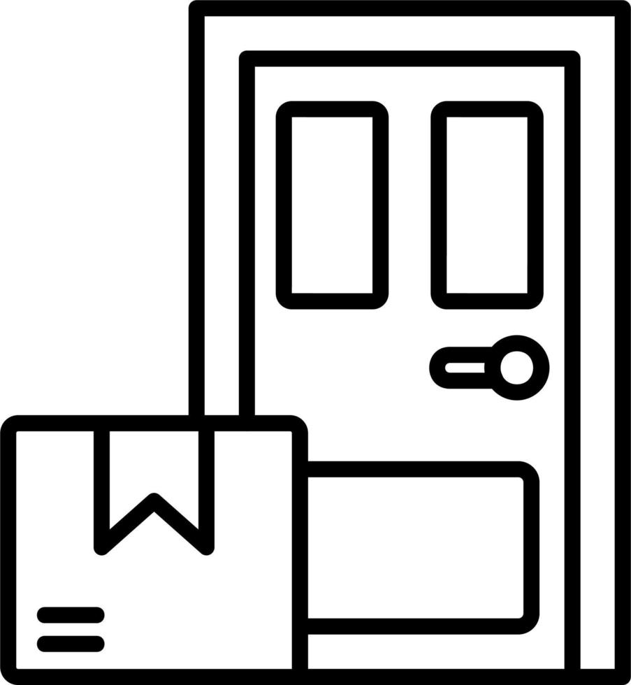 Door To Door Vector Icon