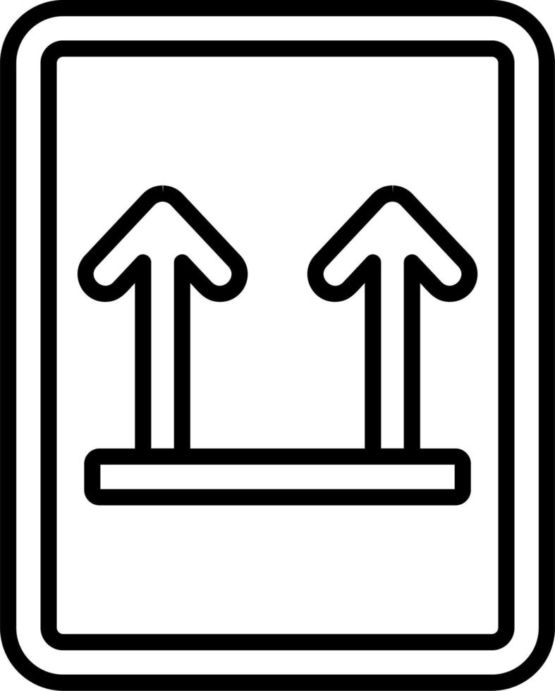 This Side Up Vector Icon