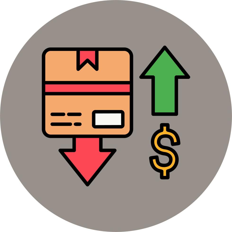 Landed Cost Vector Icon