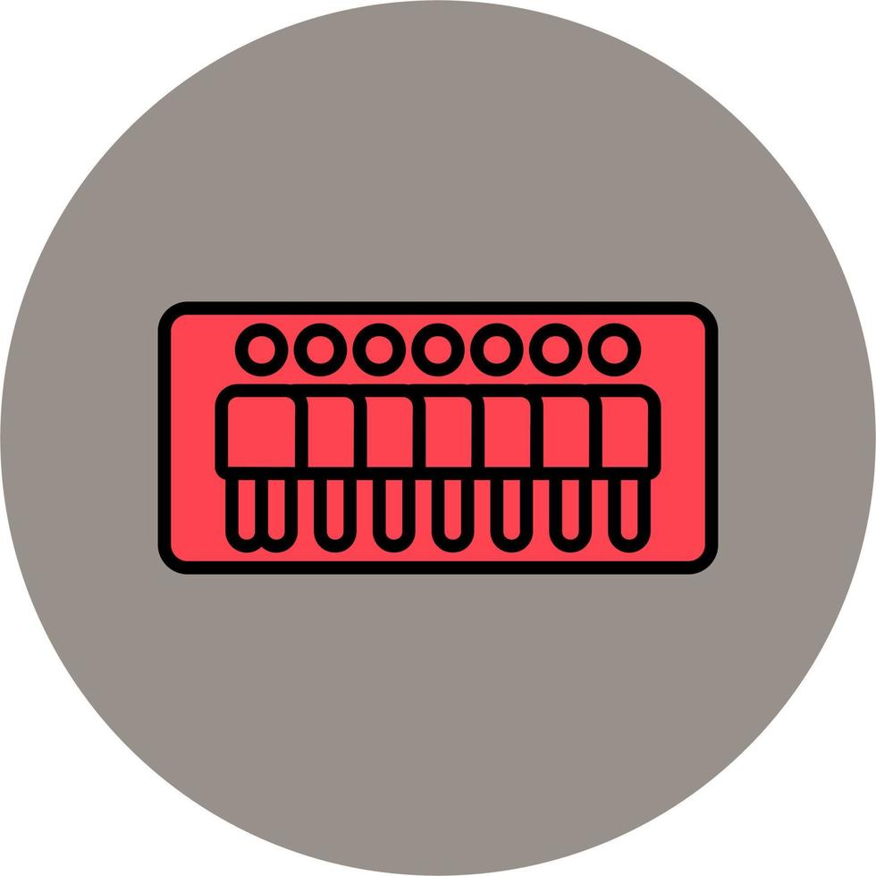 Straight Line Sign Vector Icon