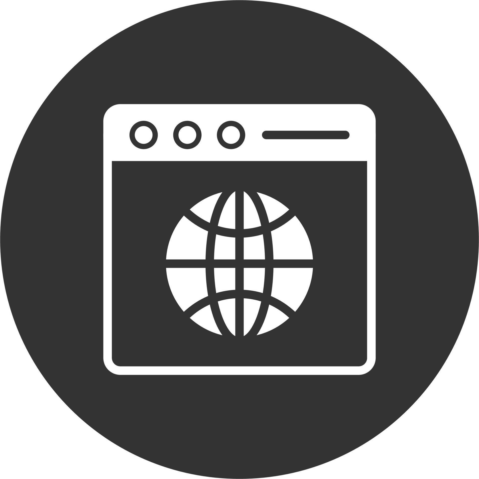 Browser Vector Icon 20504030 Vector Art at Vecteezy