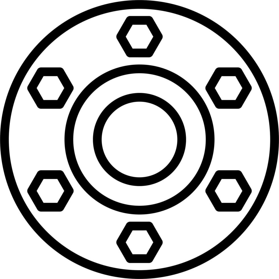 Flange Vector Icon
