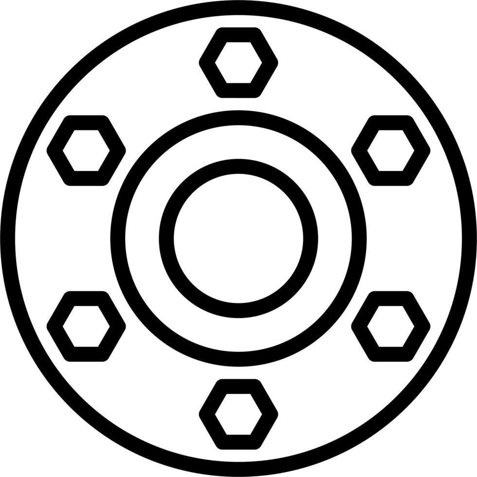 Flange Vector Icon