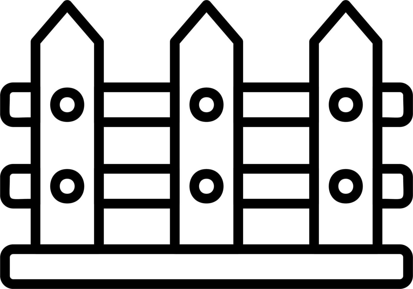 Fence Vector Icon