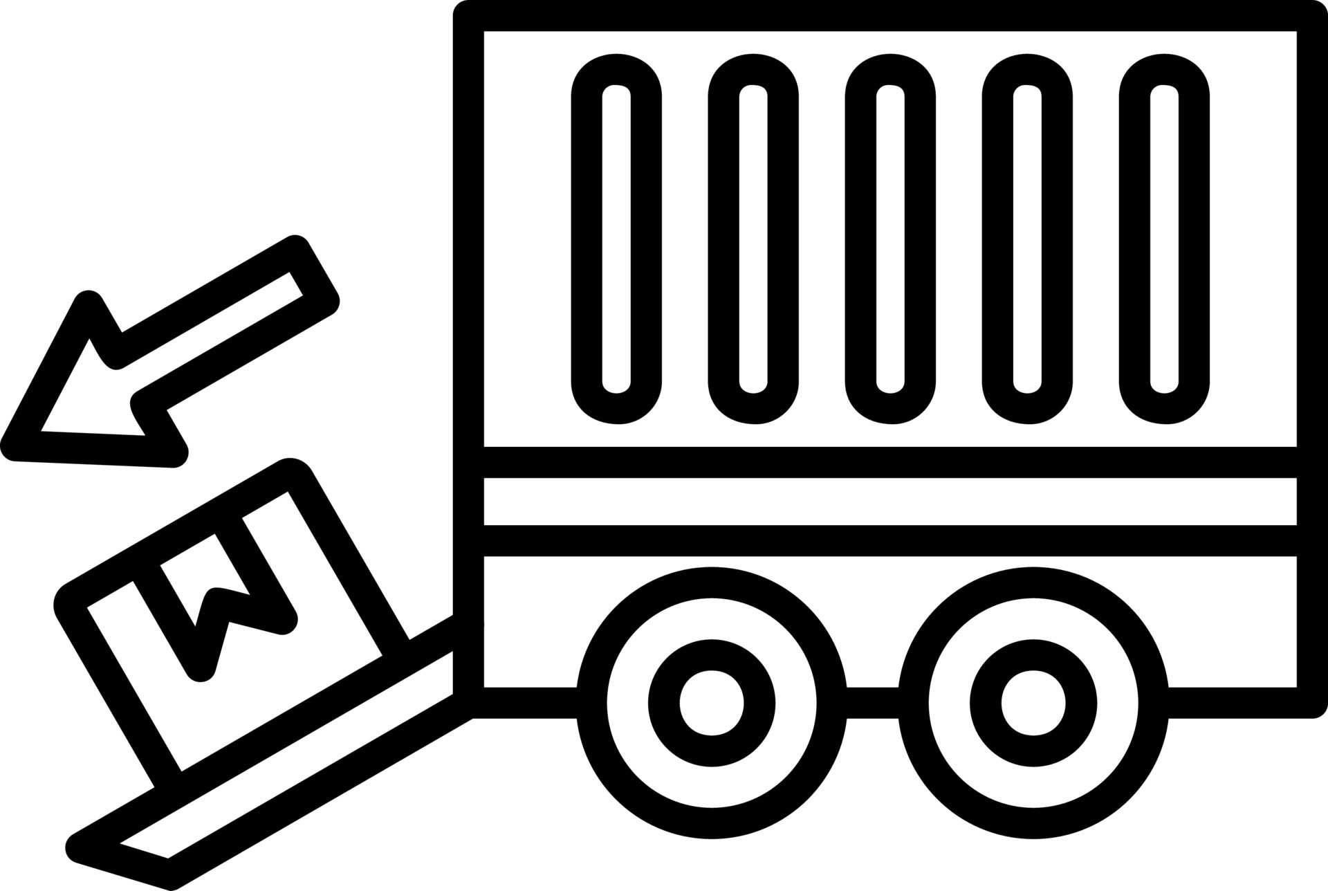 Unload Vector Icon 20504085 Vector Art at Vecteezy