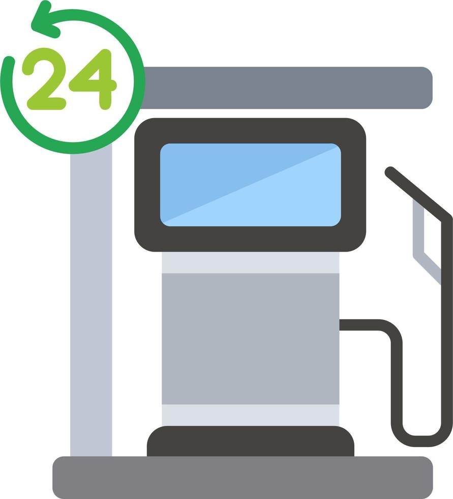 Petrol Station Vector Icon