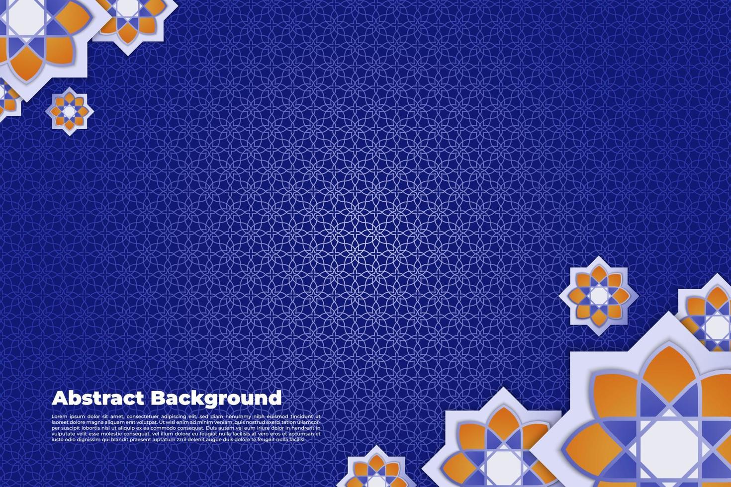 Vector arabic ramadan pattern islamic background ornament