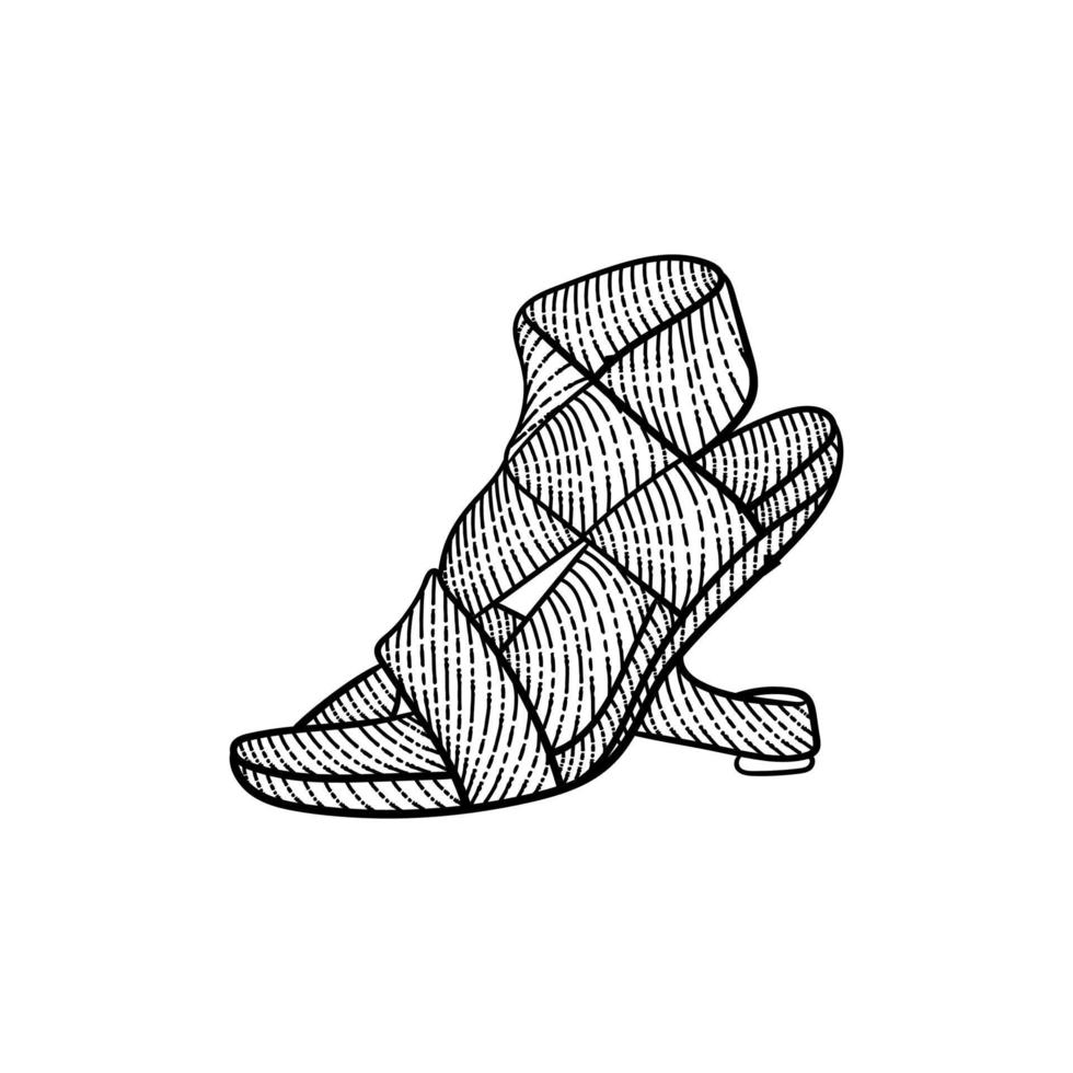 alto tacones Zapatos elegante ilustración diseño vector