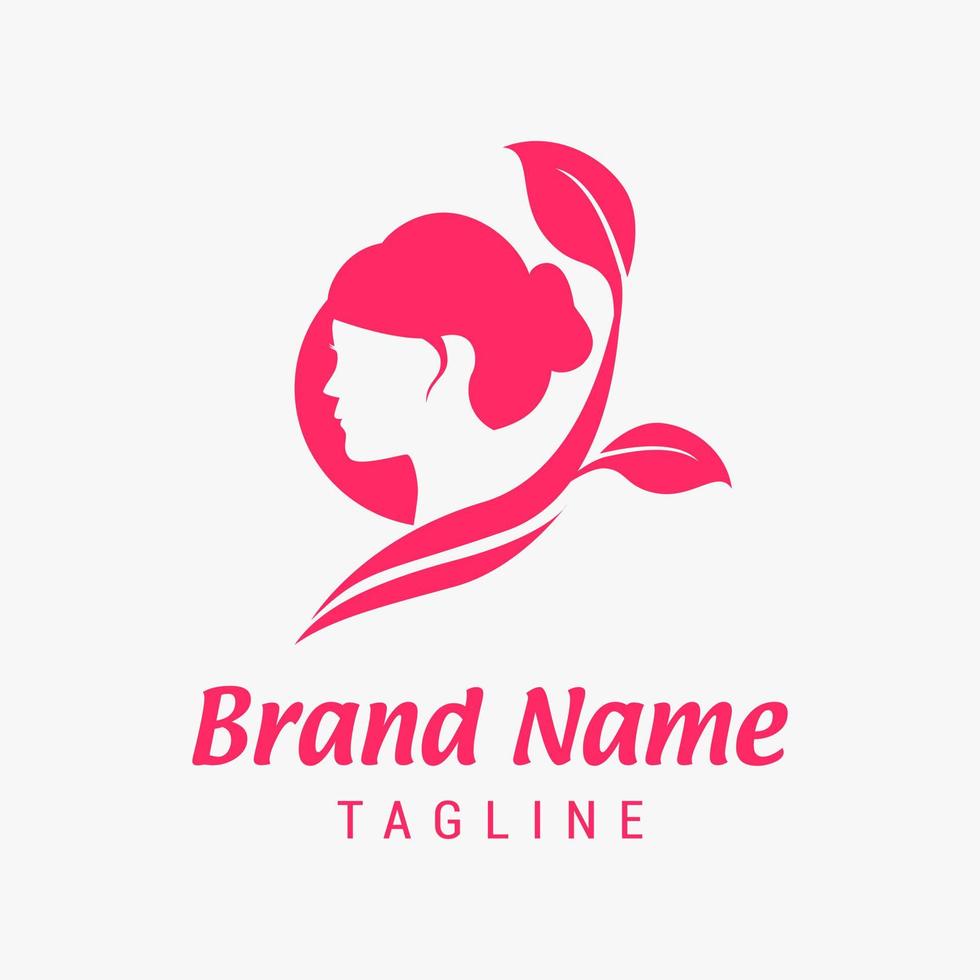 skin care and beauty vector logo