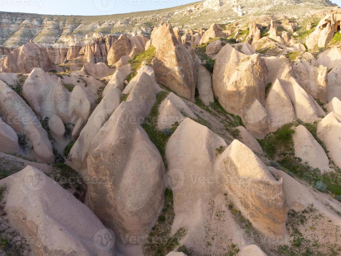 beautiful mountain scenery of Cappadocia photo