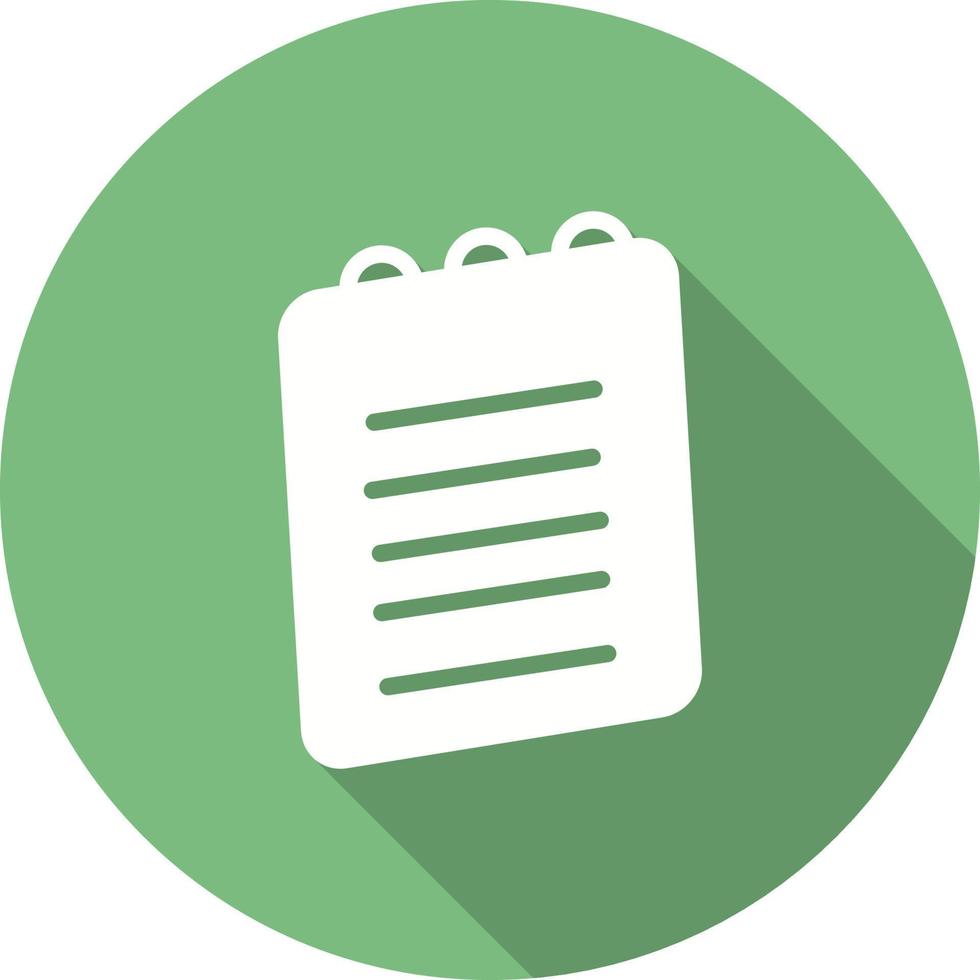 Notepad Vector Icon 20505253 Vector Art at Vecteezy