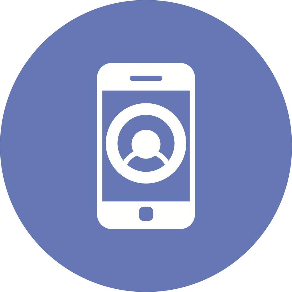 Phone Contact Vector Icon