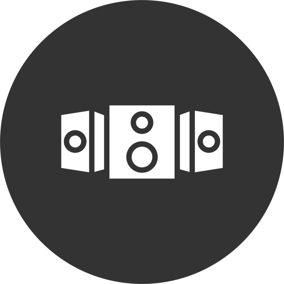 icono de vector de sistema de sonido