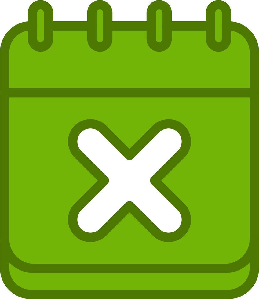 Cancel Event Vector Icon
