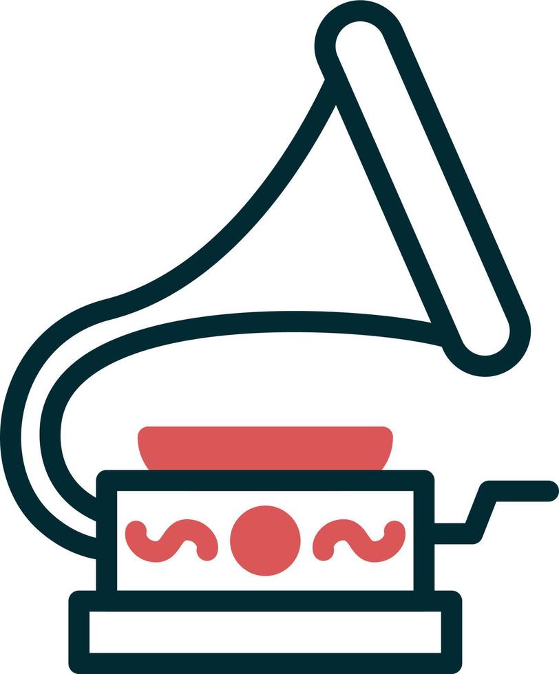 Gramophone Vector Icon