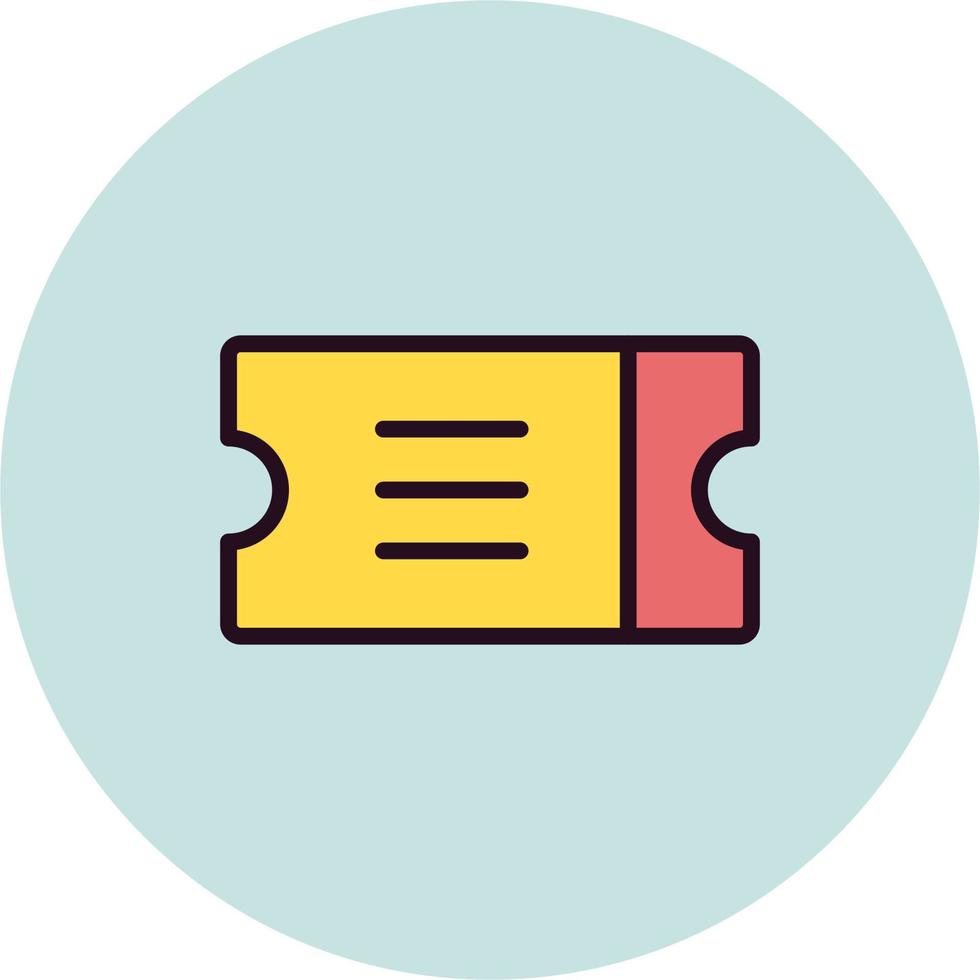 Ticket Vector Icon