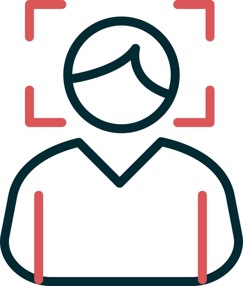 Face Scan Vector Icon