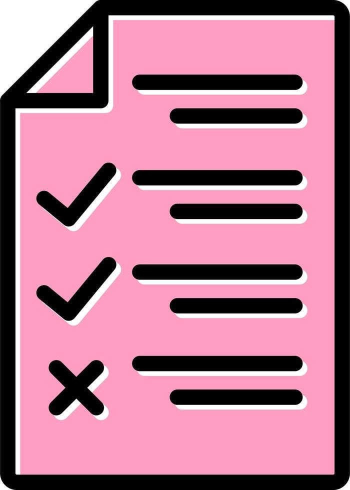 Checklist Vector Icon