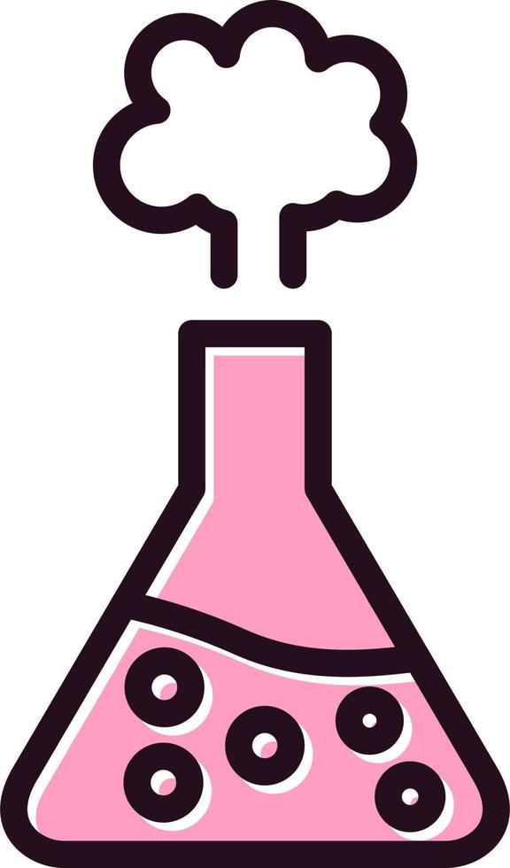 Chemical Reaction Vector Icon