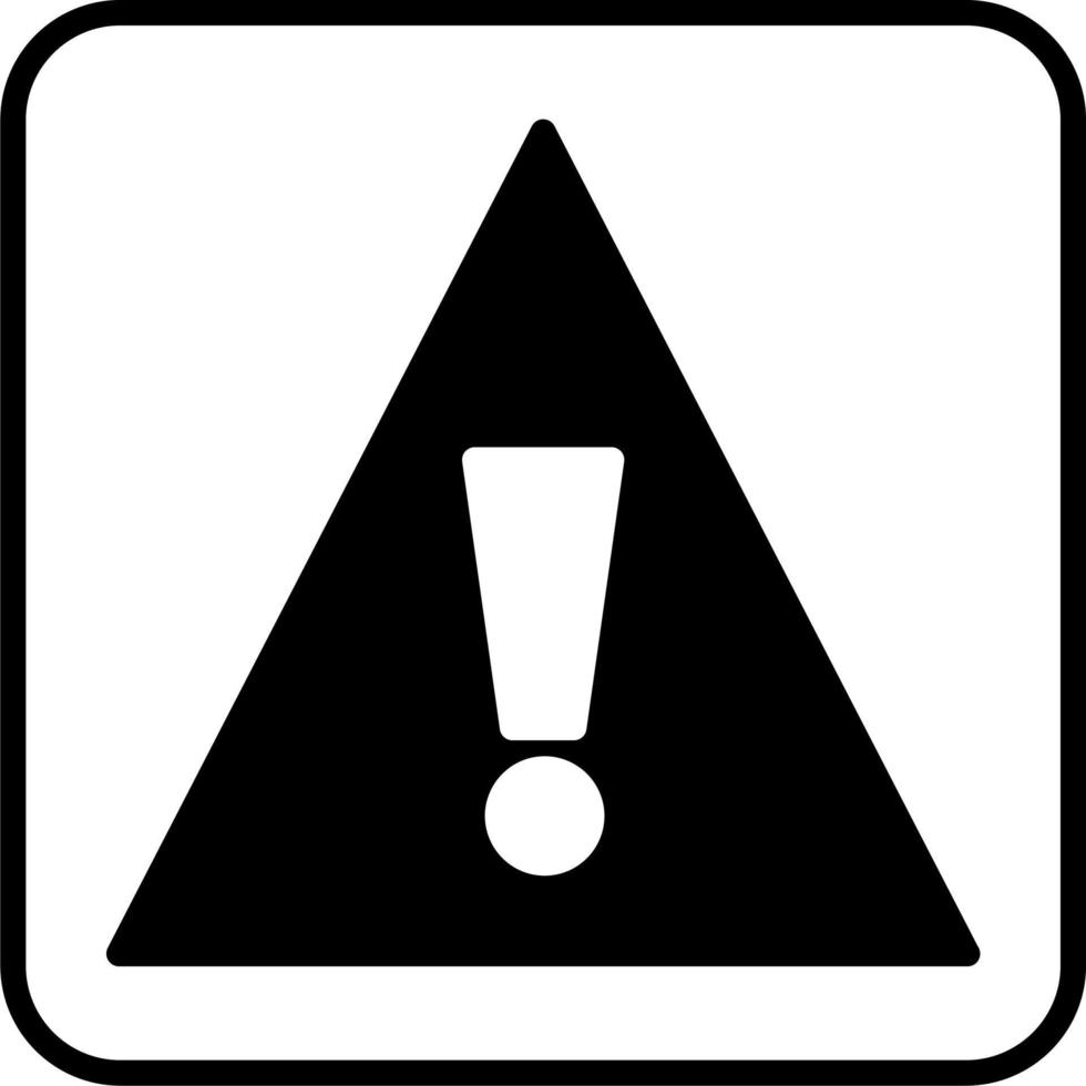 Caution Sign Vector Icon