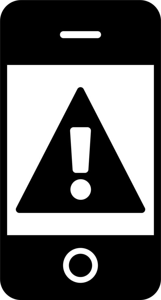 Mobile Alert Vector Icon