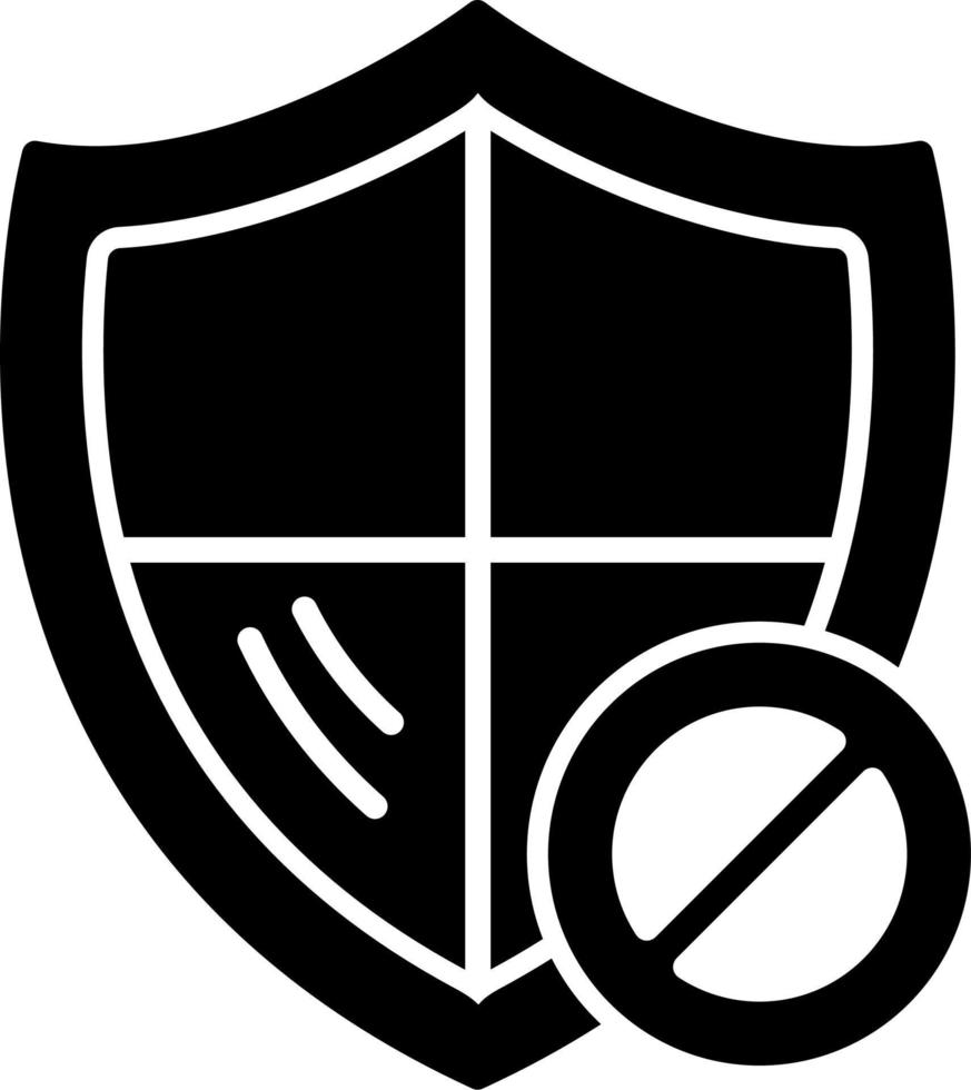 Blocked Vector Icon
