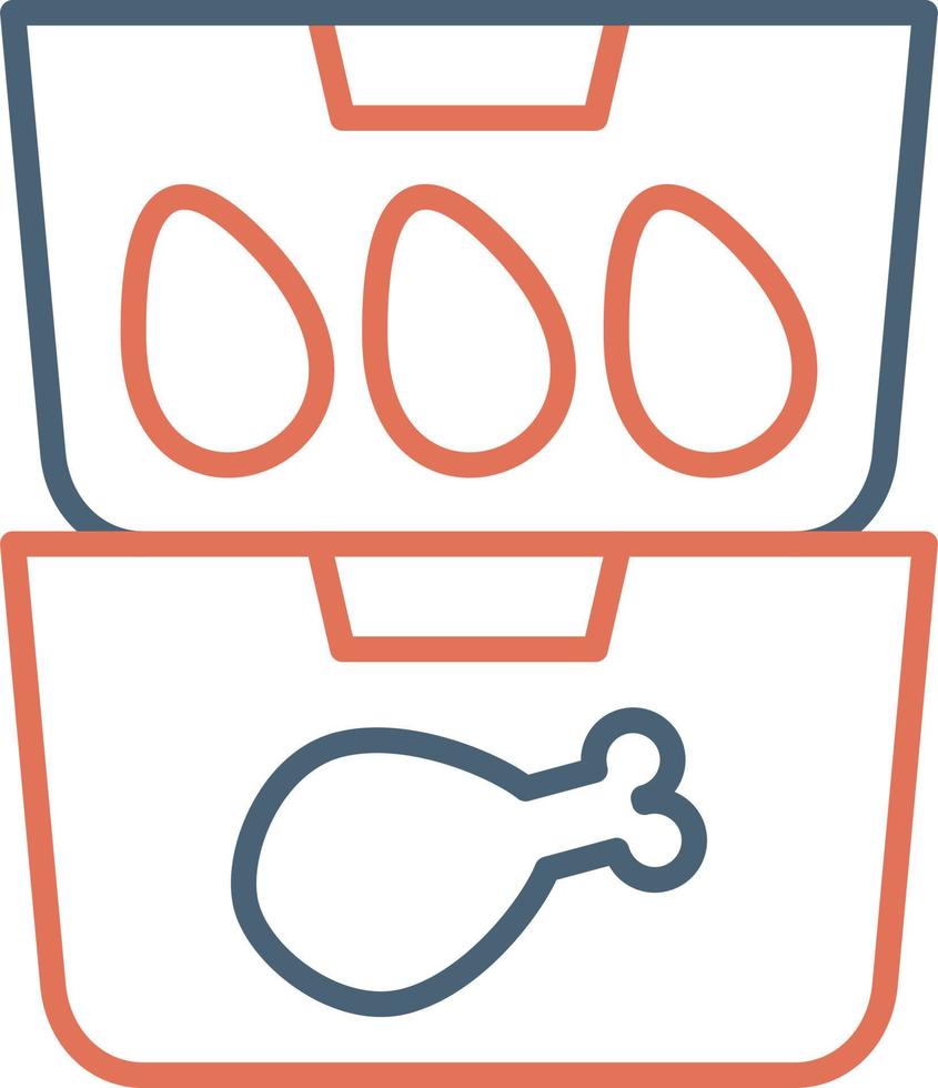 Food Containers Vector Icon