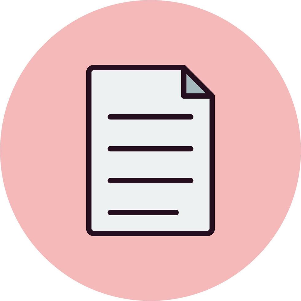 Document Vector Icon