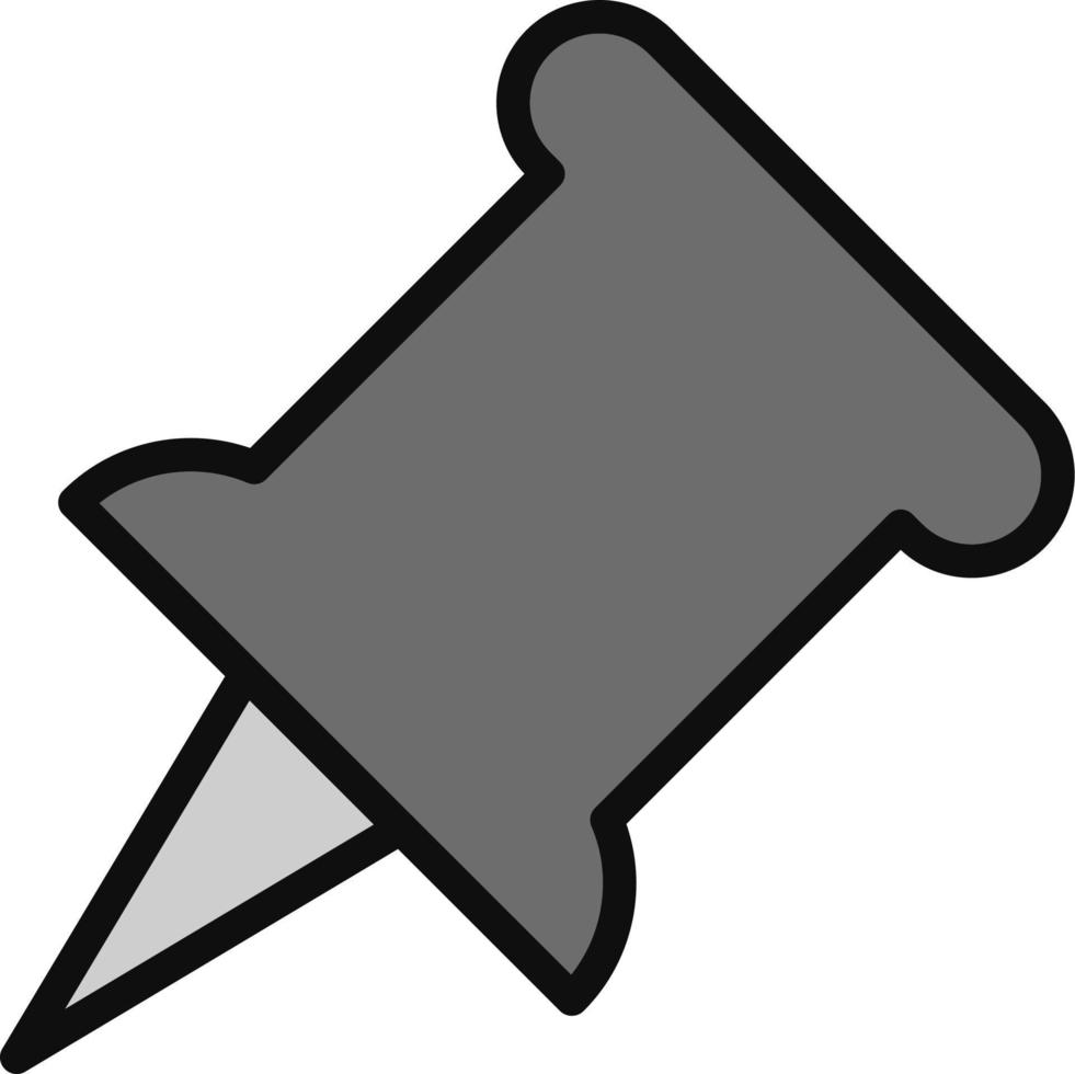 Push pin Vector Icon