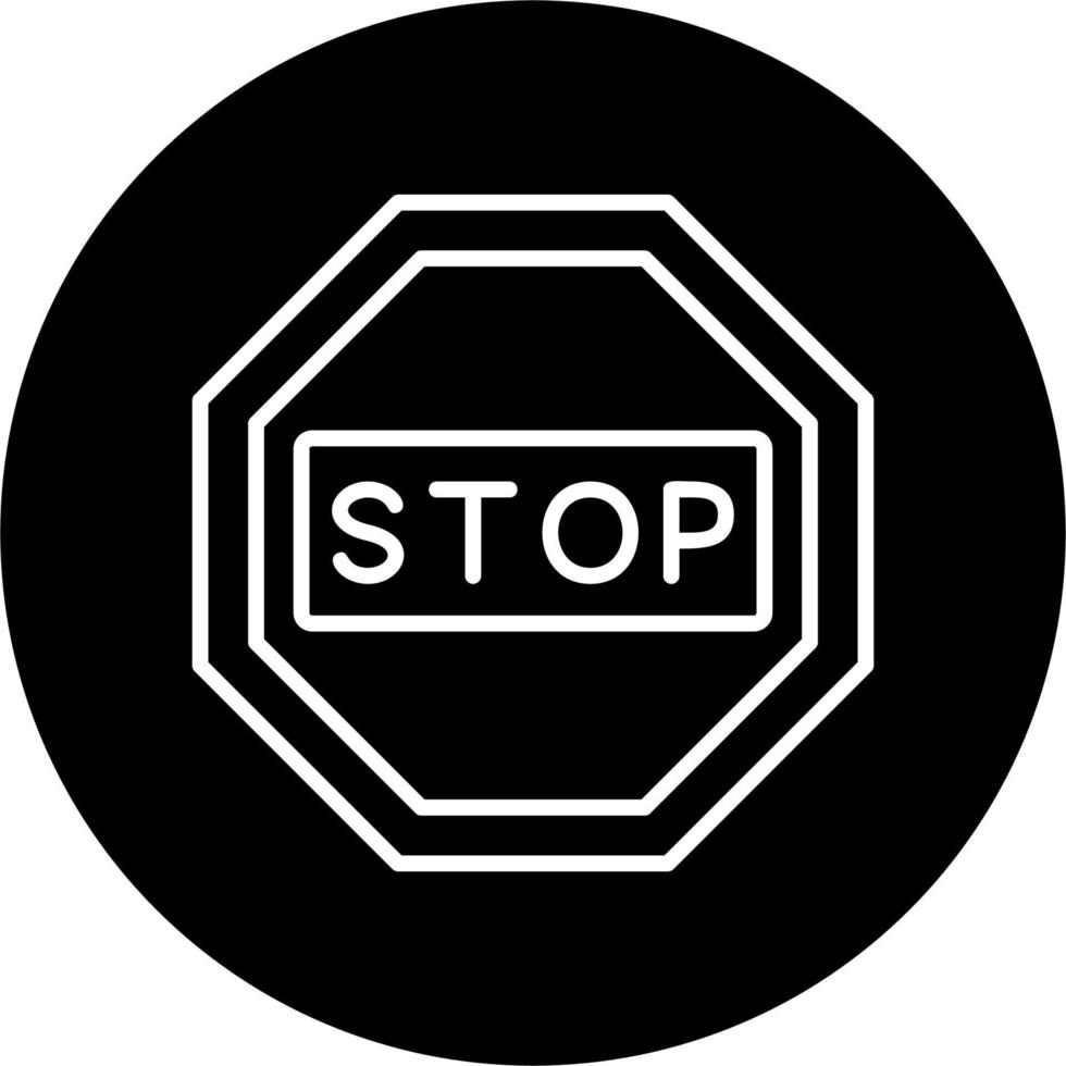 Stop Vector Icon