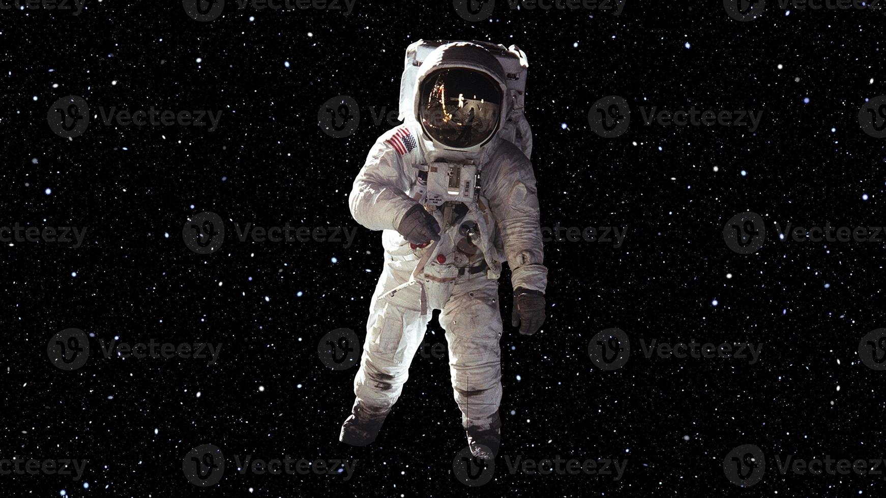 Astronaut Illustration art in 3d photo