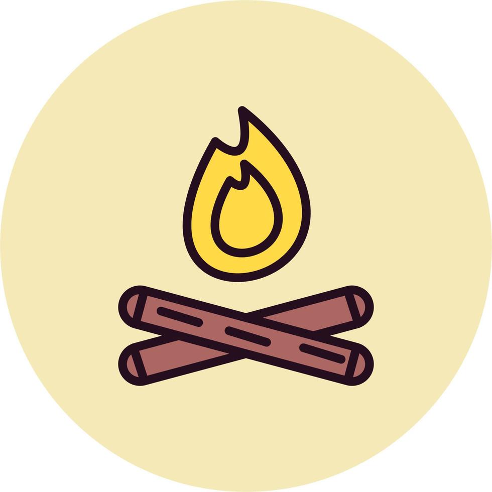 Firewood Vector Icon