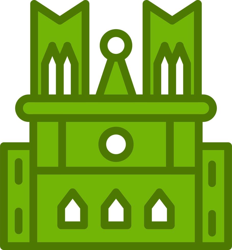 Notre Dame Vector Icon