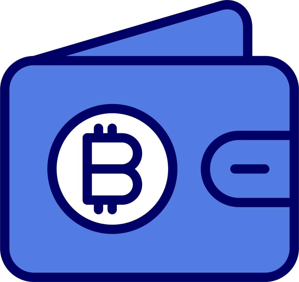 Bitcoin Wallet Vector Icon