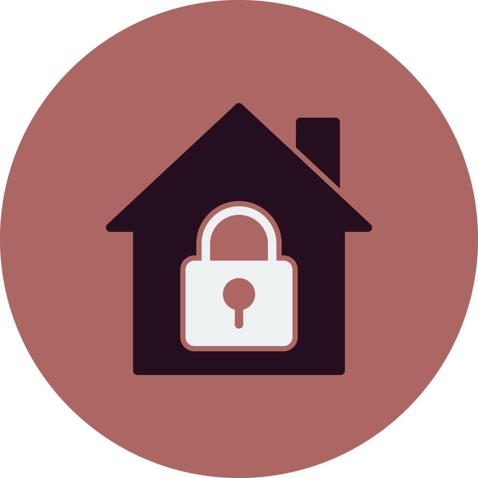 Secure Home Vector Icon