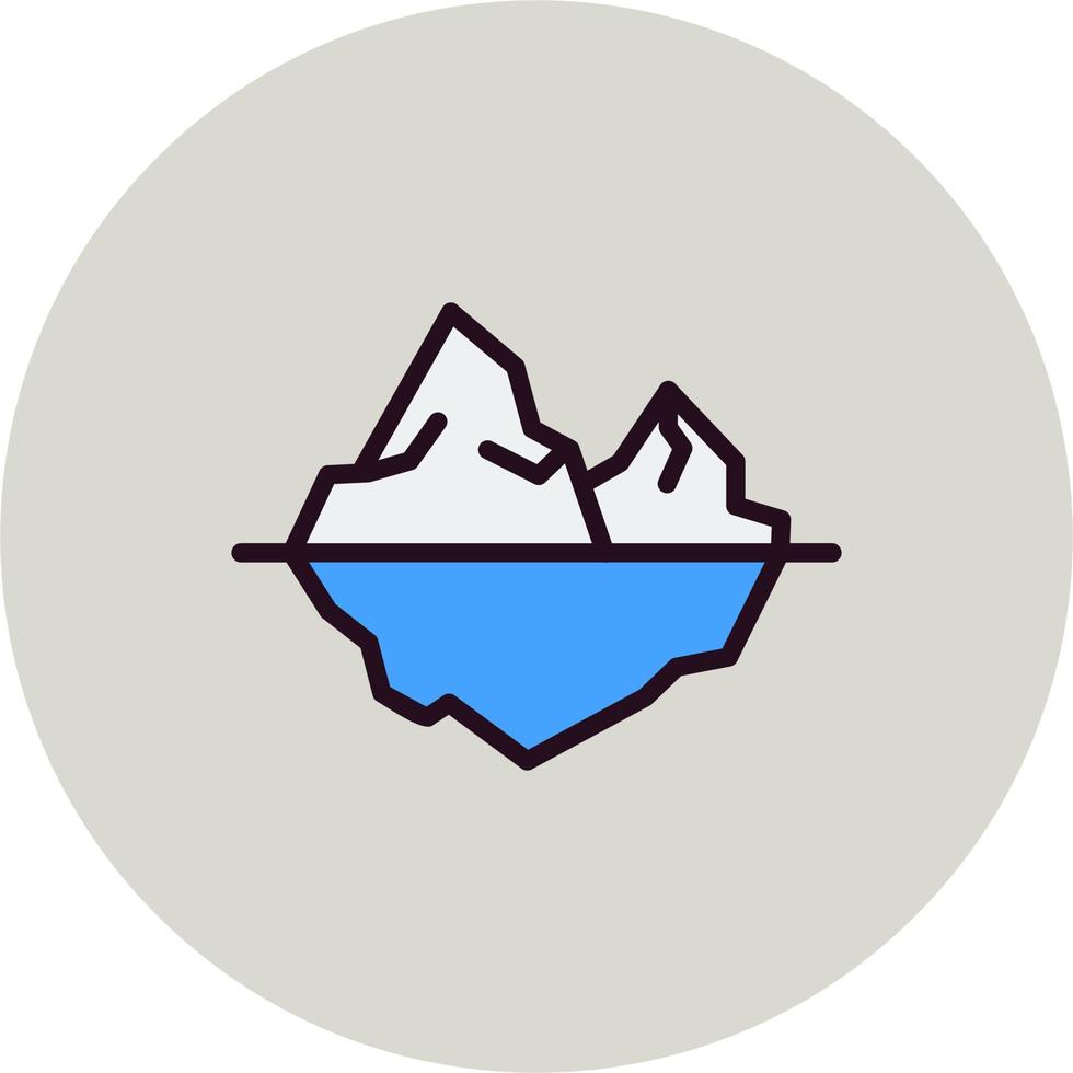 Glacier Vector Icon