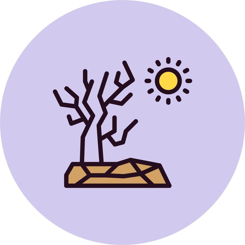 Drought Vector Icon