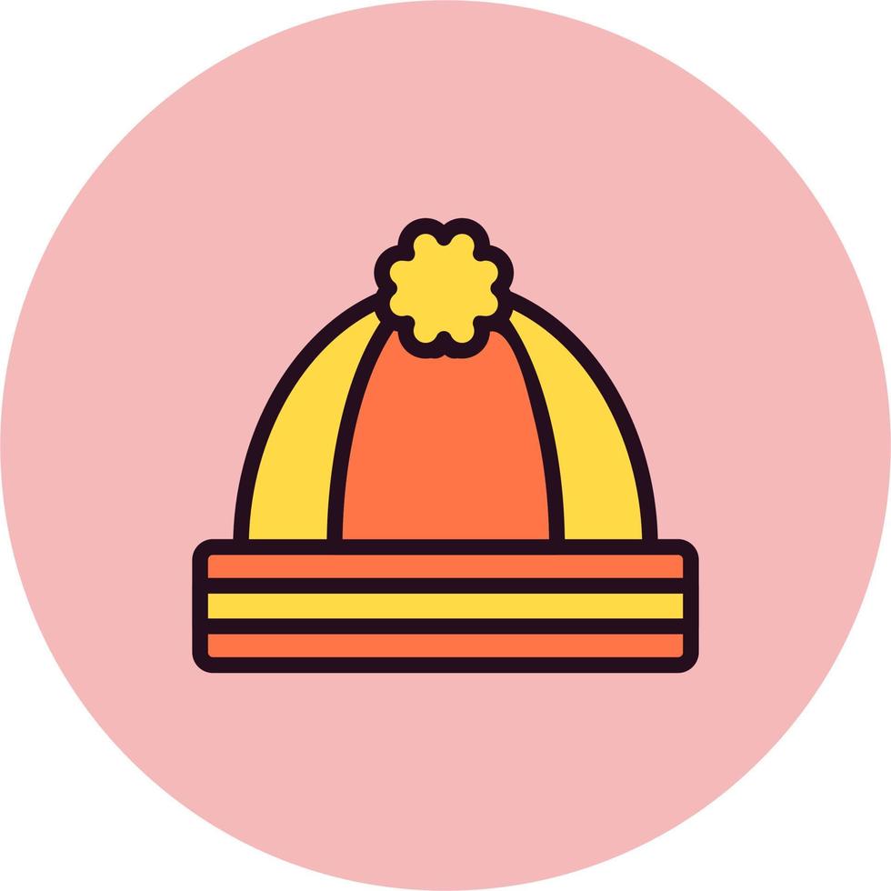 icono de vector de gorro