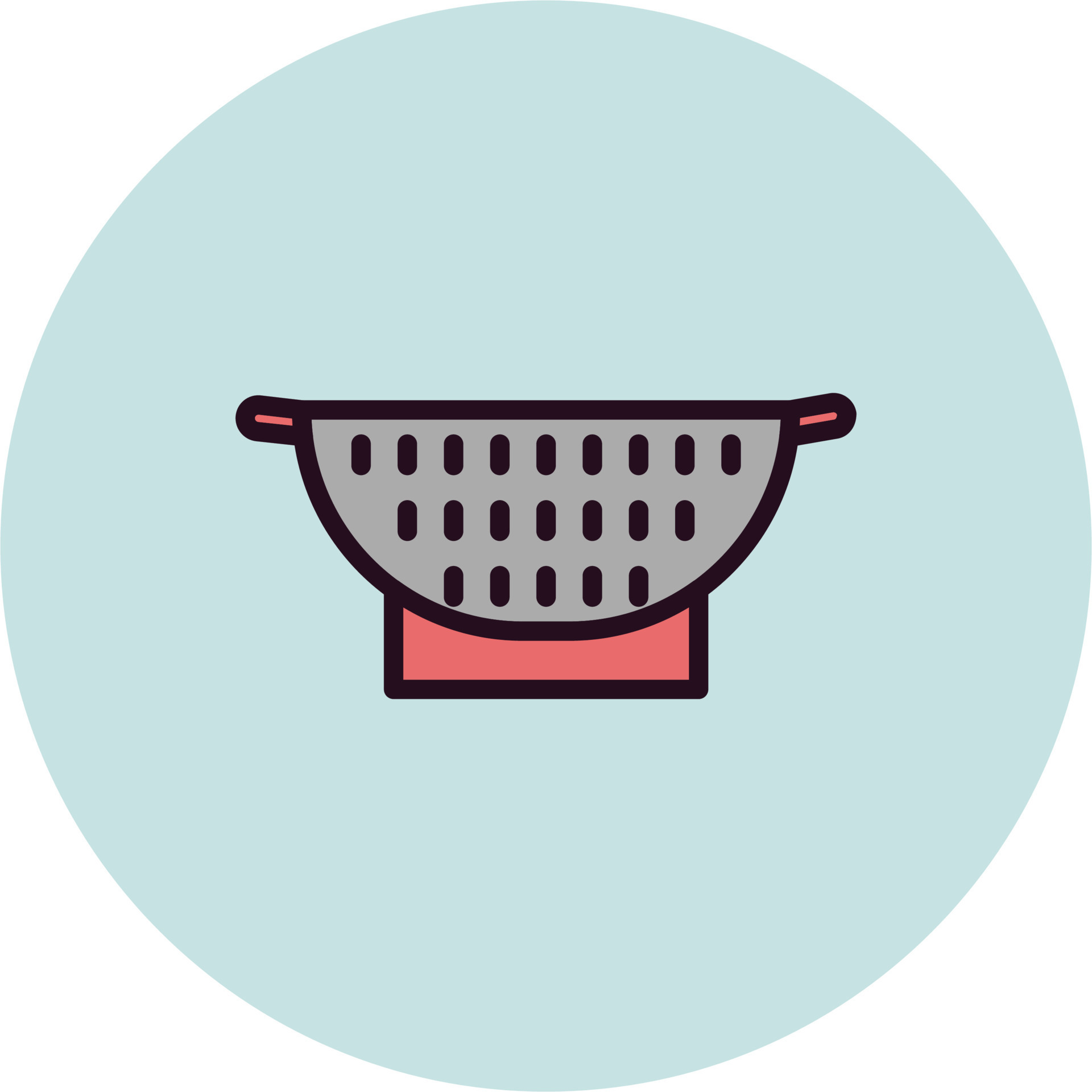 Colander Vector Icon 20507206 Vector Art at Vecteezy