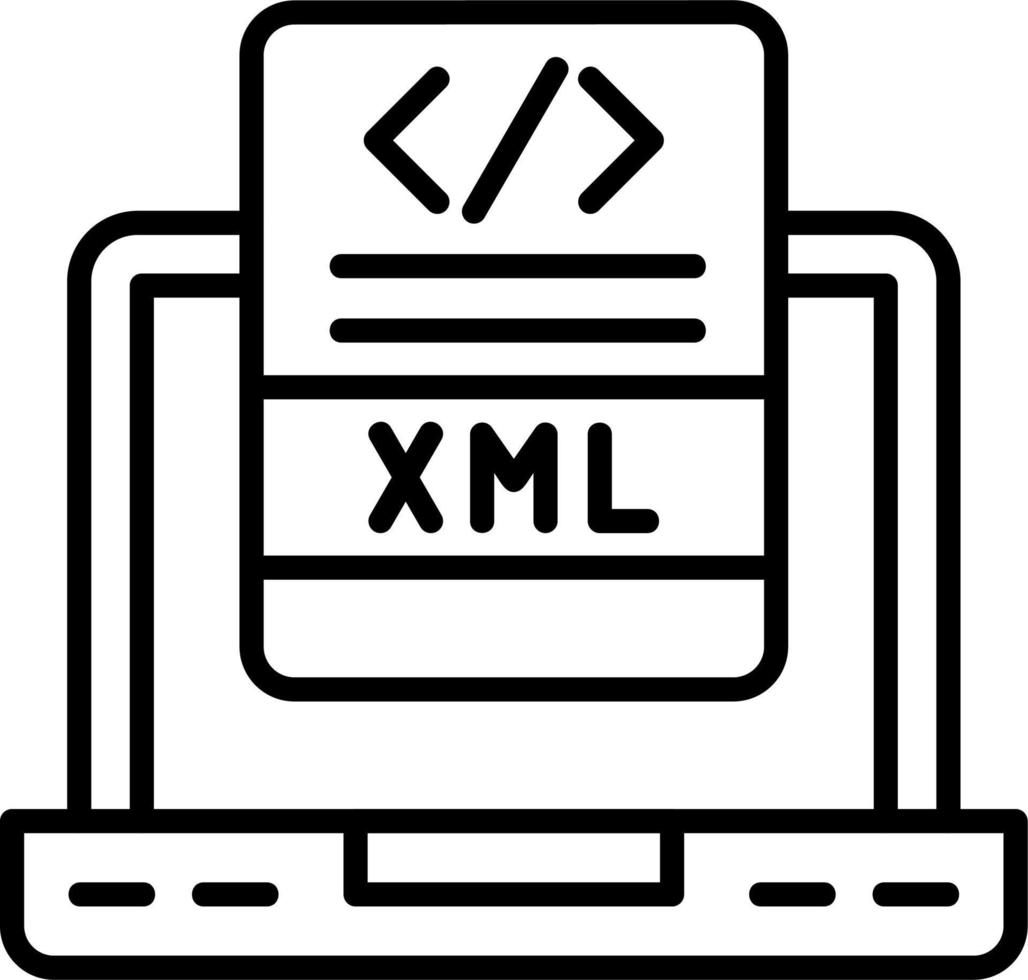 Xml Vector Icon