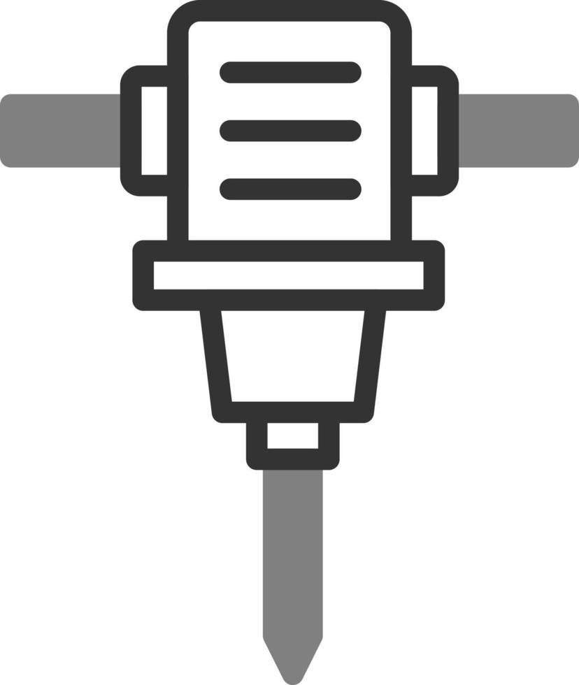 Drill Hole Machine Vector Icon