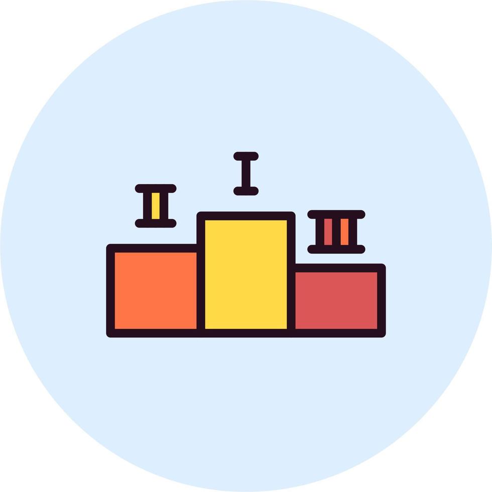 Podium Vector Icon