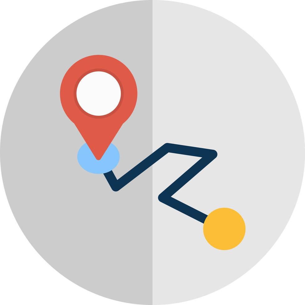 Point Destination Vector Icon Design